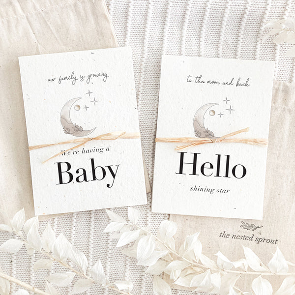 Plantable Pregnancy Milestone Cards ~ Luna