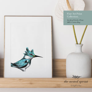 Little Kingfisher ~ Fine Art Print