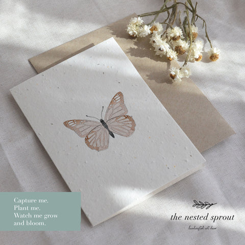 Butterfly ~ Plantable Greeting Card