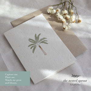 Palm ~ Plantable Greeting Card